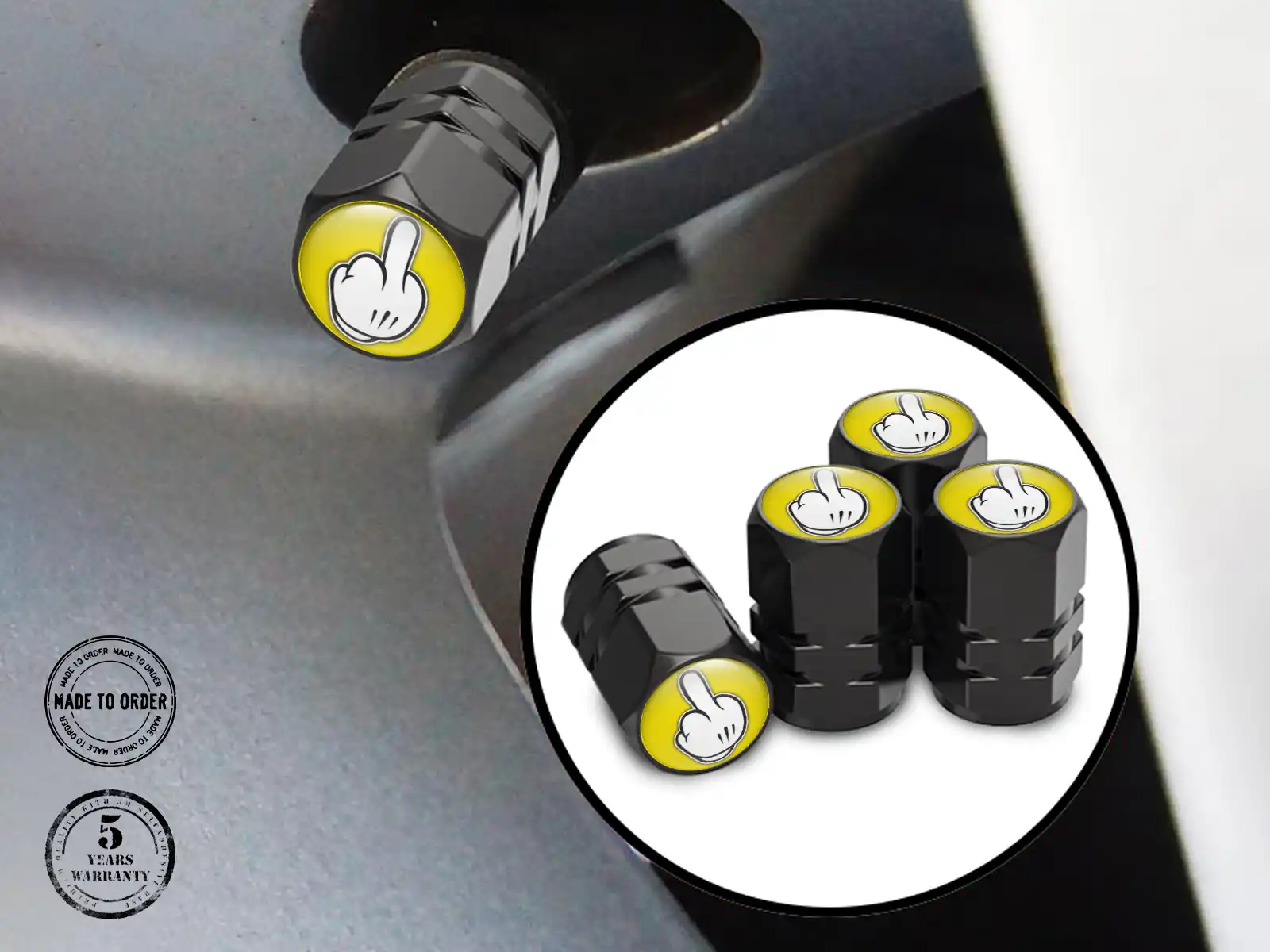 Wheel Valve Covers Bike Dapper